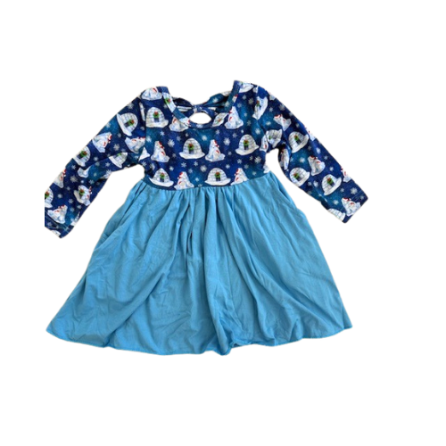 Bamboo Christmas Polar Bear Twirl Dress