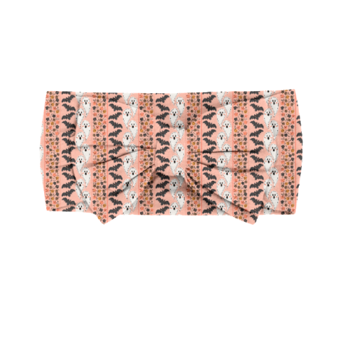 Bamboo Ruffle Zipper Romper & Bow Headband Set